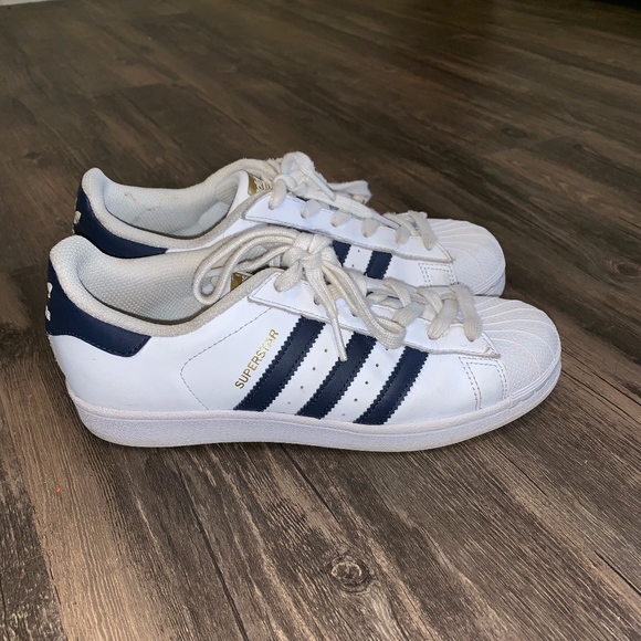 ADIDAS SUPERSTAR navy blue shoes - Picture 1 of 6